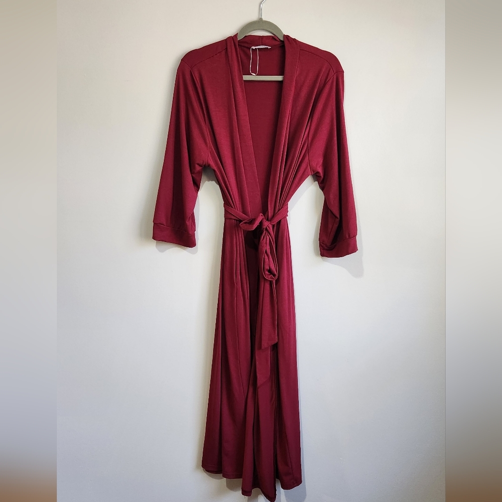 MaxModa robe cranberry, butter soft